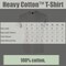 Gildan Adult's Craft & DIY Short Sleeve T-Shirt, Heavy Cotton Charcoal Crewneck Value Pack Tee